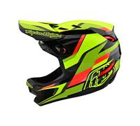 Troy Lee Designs D4 Carbon Mips Full Face Helmet Omega Black/Yellow