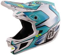 Troy Lee Designs D4 Composite Mips Full Face MTB Cycling Helmet Crest Real Teal