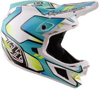 Troy Lee Designs D4 Composite Mips Full Face MTB Cycling Helmet Crest Real Teal