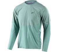 Troy Lee Designs Drift Solid Longsleeve Bicycle Jersey, light green, size XXL