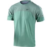 Troy Lee Designs Drift Solid Shortsleeve Bicycle Jersey, green, size S for Men