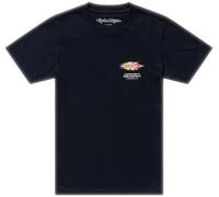 Troy Lee Designs Feathers Youth Short Sleeve MTB Cycling Tee Black/Black