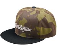 Troy Lee Designs Signature Flat Olive Cap Green One Size Olive Camo