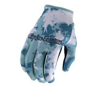 Troy Lee Designs Flowline Motorcycle Motorbike Textile Gloves Plot Blue Haze