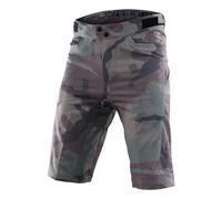 Troy Lee Designs Flowline MTB Shorts with Liner Camo Woodland