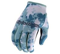 Troy Lee Designs Flowline Plot Motocross Gloves (Light Blue, L)