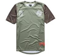 Troy Lee Designs Flowline SS MTB Jersey Flipped Olive