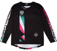 Troy Lee Designs Full Pull Sprint Kids Bicycle Jersey, black, size XS