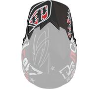 Troy Lee Designs GP Anarchy Helmet Peak, black-white-red for Men