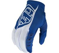 Troy Lee Designs GP Motocross Gloves, white-blue, size 2XL for Men