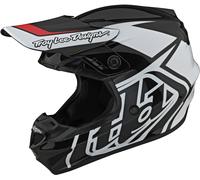 Troy Lee Designs GP Overload Motocross Helmet, black-white, size XL for Men