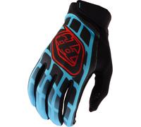 Troy Lee Designs GP Pro Framework Motocross Gloves, black/azure blue, size M