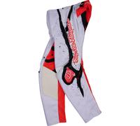 Troy Lee Designs GP Pro Membrane Youth Motocross Pants, white-red, size XL