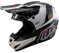 Troy Lee Designs GP Pro MIPS Trooper Motoross Helmet, black-carbon-red-blue, size XL for Men