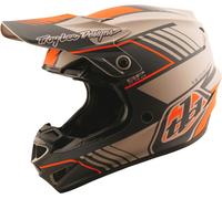 Troy Lee Designs GP Pro Segment, motocross helmet M Matt Beige/Dark Brown/Orange