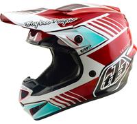Troy Lee Designs GP Pro Segment S26, motocross helmet M Red/White/Turquoise/Black