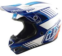 Troy Lee Designs GP Pro Segment S26, motocross helmet S Dark Blue/White/Light Blue/Orange