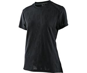 Troy Lee Designs Lilium Jacquard Short Sleeve Ladies Bicycle Jersey, black, size XS