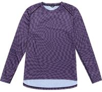 Troy Lee Designs Lilium LS Twisted Checkers Ladies Bicycle Jersey, purple, size S
