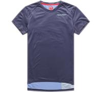 Troy Lee Designs Lilium Pro Mono Ladies Short Sleeve Bicycle Jersey, carbon/blue, size M