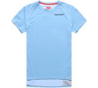 Troy Lee Designs Lilium Pro Mono Ladies Short Sleeve Bicycle Jersey, light blue, size S