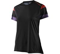 Troy Lee Designs Lilium Rugby Ladies Short Sleeve Bicycle Jersey, black-multicolored, size XS for Women