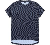 Troy Lee Designs Lilium SS Twisted Checkers Ladies Bicycle Jersey, black-grey, size S for Women