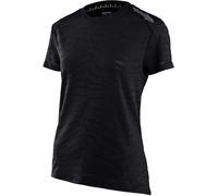 Troy Lee Designs Lilium Tiger Jacquard Ladies Short Sleeve Bicycle Jersey, black, size M for Women