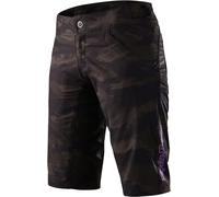 Troy Lee Designs Mischief Shell Brushed Camo Ladies Bicycle Shorts, green-multicolored, size L for Women