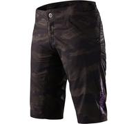 Troy Lee Designs Mischief Shell Brushed Camo Ladies Bicycle Shorts, Military Green/Camouflage, size L