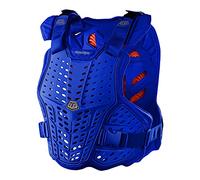 Troy Lee Designs Motocross Motorcycle Dirt Bike Chest and Back Protector for Adult Men Women and Unisex, Rockfight CE (XS/SM, Blue)