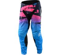 Troy Lee Designs One & Done GP Brushed Motocross Pants, pink/blue, size 28