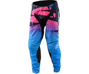 Troy Lee Designs One & Done GP Brushed Motocross Pants, pink/blue, size 28