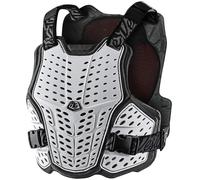 Troy Lee Designs RockFight Flex Protector Vest, black/white, size XS/S