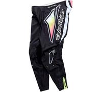 Troy Lee Designs SE Ultra Proton, textile pants 32 Black/White/Neon-Yellow/Pink
