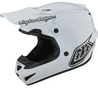 Troy Lee Designs SE4 PA Mono Motocross Helmet, white, size S for Men