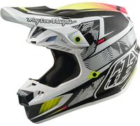 Troy Lee Designs SE5 Carbon MIPS Lined Up Motocross Helmet, white, size XXL (62/63)