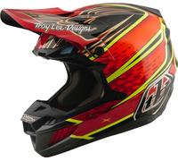 Troy Lee Designs Spring 2026 MX SE5 Carbon Wings Helmets Red
