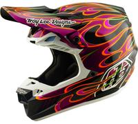 Troy Lee Designs SE5 Carbon Torched, motocross helmet XL Black/Purple/Orange/White