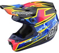 Troy Lee Designs SE5 Lightning MIPS Carbon Motocross Helmet, black-pink, size L for Men