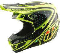 Troy Lee Designs SE5 Polycarbonate MIPS The Line Motocross Helmet, neon yellow/black, size M (57/58)
