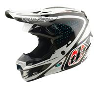 Troy Lee Designs Se5 Polycarbonate The Line Off-road Helmet White,Black XL