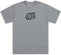 Troy Lee (FA25) Mens T-Shirt - BADGE (Grey Heather)