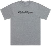 Troy Lee Designs Signature Short Sleeve T-Shirt, black-grey, size 2XL for Men