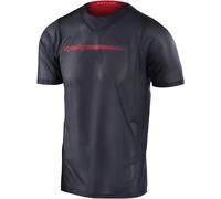 Troy Lee Designs Skyline Air Channel Bicycle T-Shirt, black-red, size L for Men