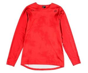 Troy Lee Designs Skyline Chill Scattered Long Sleeve MTB Mountain Bike Jersey Fire Orange