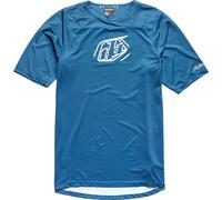 Troy Lee Designs Skyline Iconic Shortsleeve Bicycle Jersey, blue, size M for Men
