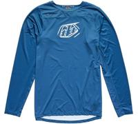 Troy Lee Designs Skyline Long Sleeve MTB Mountain Bike Jersey Iconic Indigo