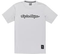Troy Lee Designs Skyline Ride Signature T-Shirt, grey, size XL for Men