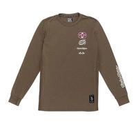 Troy Lee Designs Skyline Ride Worldwide Long Sleeve T-shirt Green XL Men XL Copper